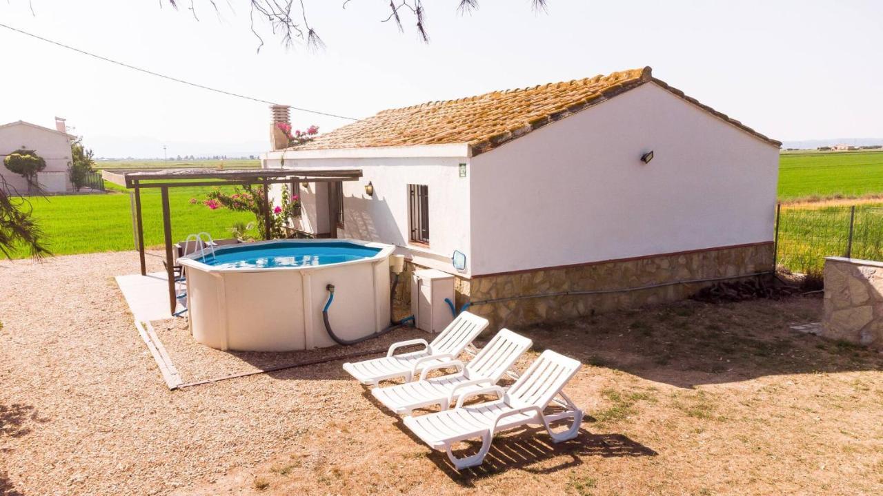 Quet - Casa Rural Con Piscina Privada En El Delta Del Ebro - Deltavacaciones Deltebre Exterior foto